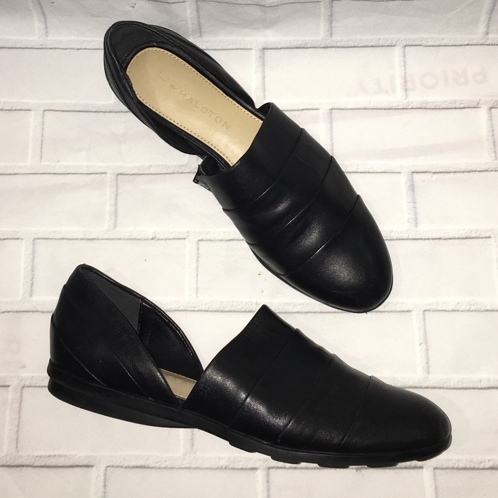 H by Halston Elisa leather Flats women’s size 7